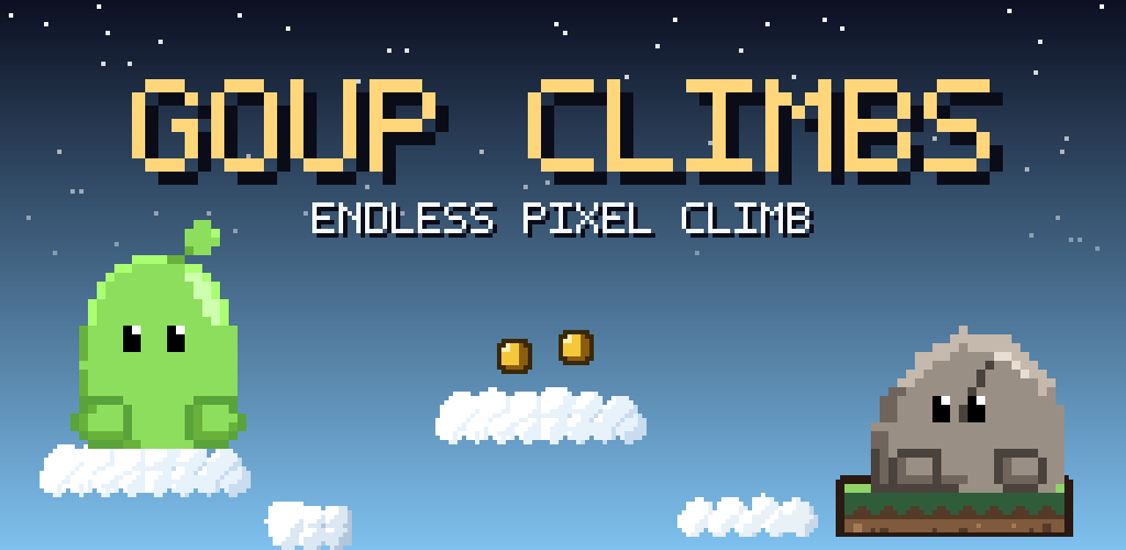 Goup Climbs - endless pixel climb