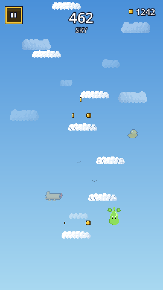Climbing through the sky
